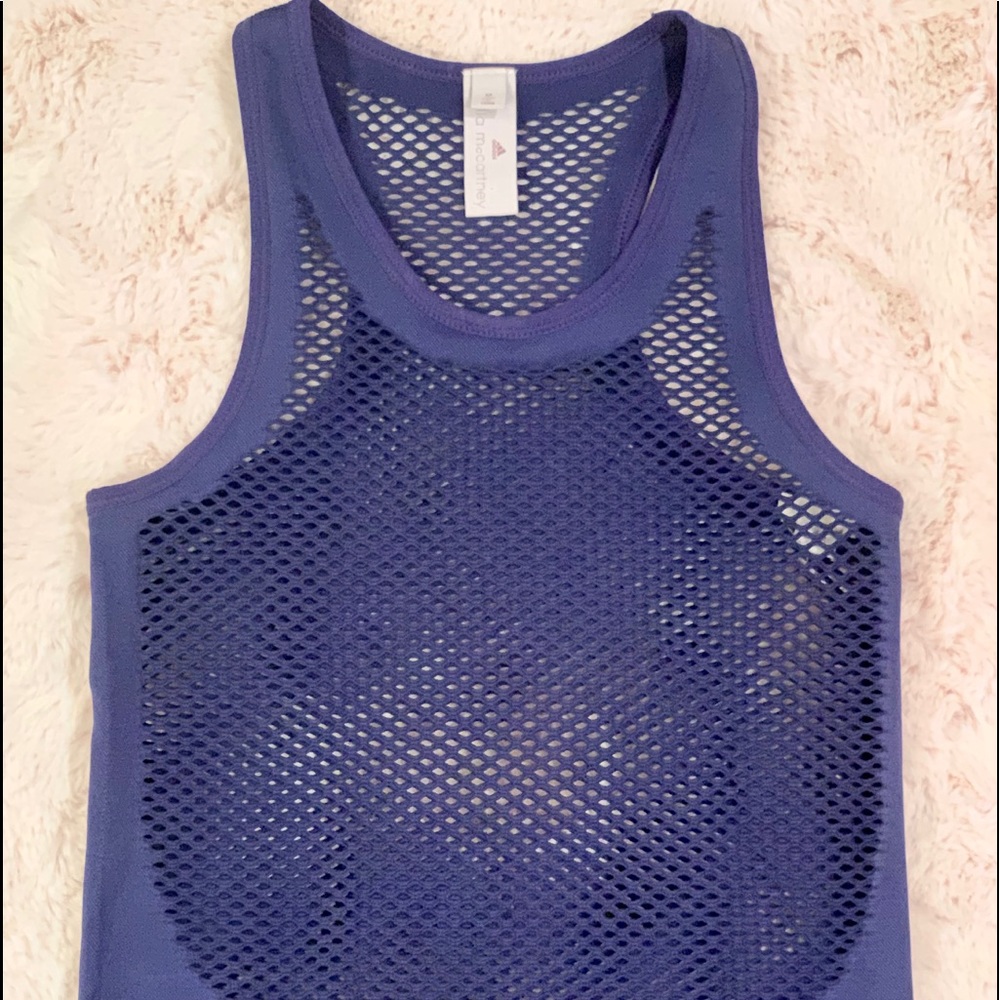 Adidas by Stella McCartney Blue Racerback Tank Med